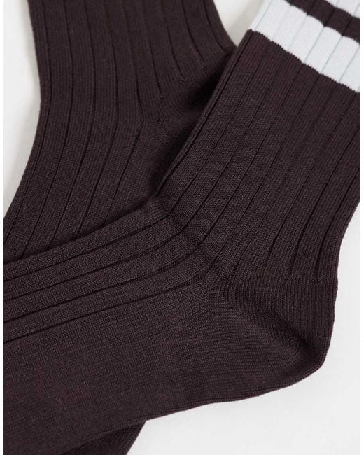 & Other Stories Black Cotton Socks