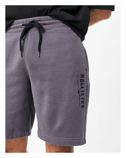 Hollister Modern Tech Logo Sweat Shorts 