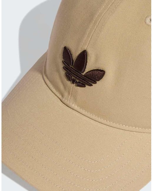 Adidas Originals Natural Adicolor Classic Trefoil Baseball Cap