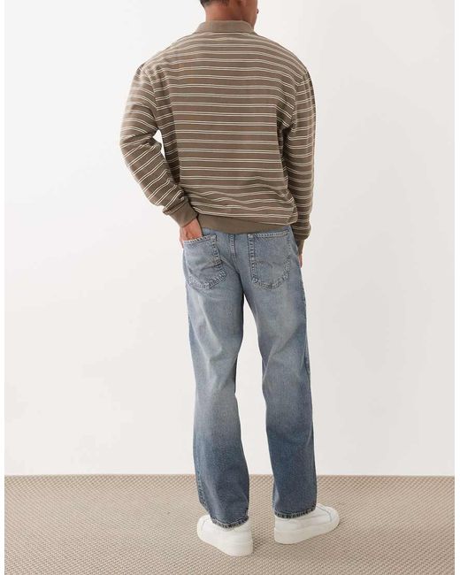 Jack & Jones Blue Eddie Loose Fit Jeans for men