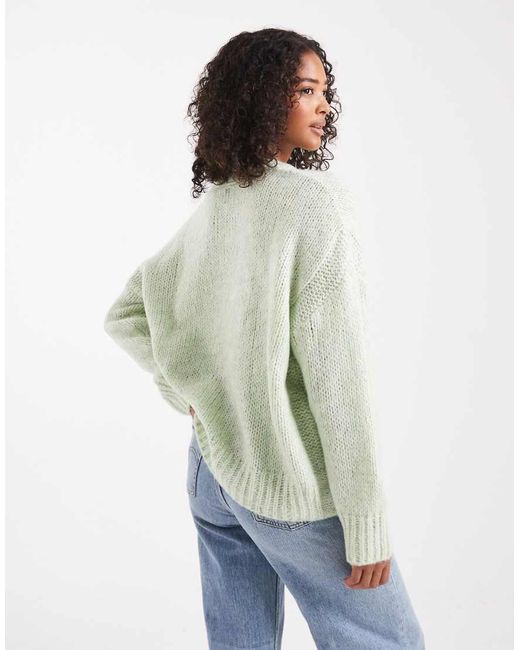 Maglione Girocollo Oversize Salvia Multiply di ASOS in Multicolor
