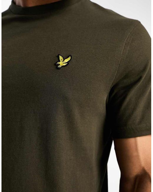 Lyle & Scott Green Icon Logo T-shirt for men