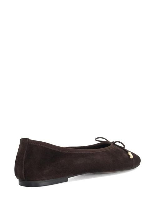 Dune Brown Haliah Ballet Pumps