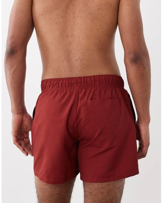 ASOS Red Swim Shorts for men
