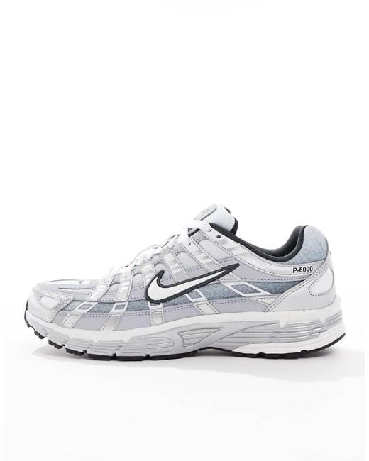 Nike White P-6000 Trainers