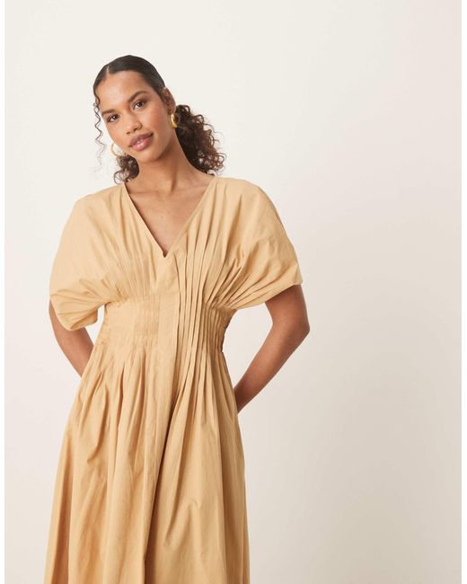 sachin and babi light blue dress Black Summer Dresses Asos Casual Midi Dress ASOS DESIGN Washed Twill Midi  Dress With Circle Side main image 1