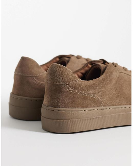 ASOS Brown Laceup Trainers for men