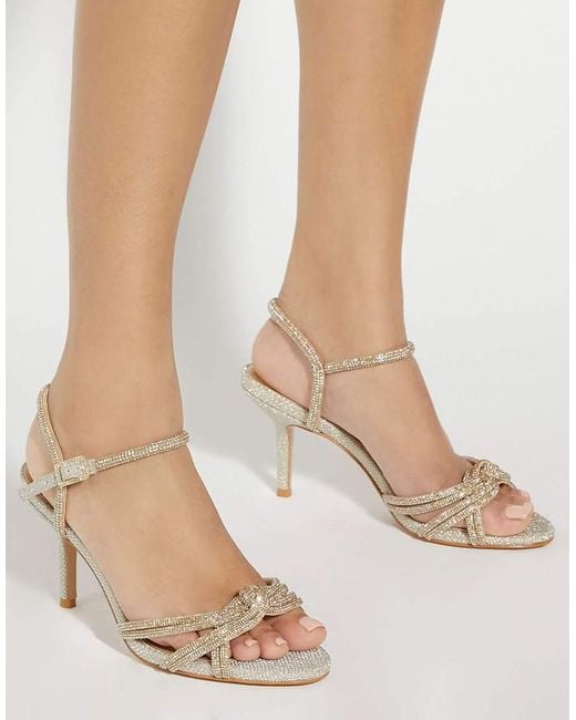 Dune Metallic Marvelous Heeled Sandals
