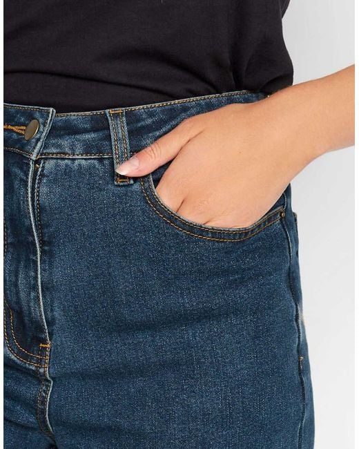Long Tall Sally Blue Wide Leg Jeans
