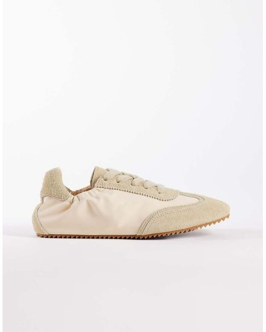 ARKET White Suede Sneakers