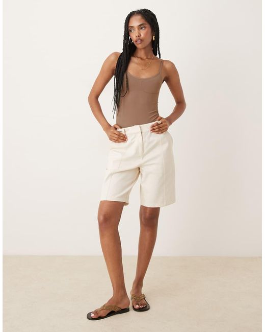 ASOS Natural Seamless Cami Bodysuit