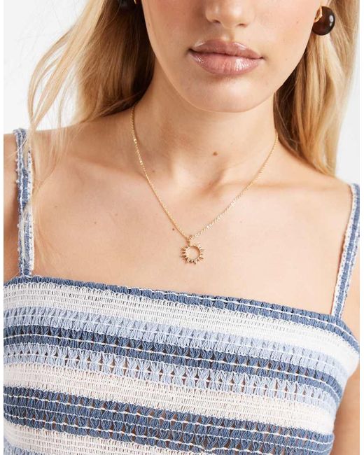 Aray Blue Crochet Beach Top