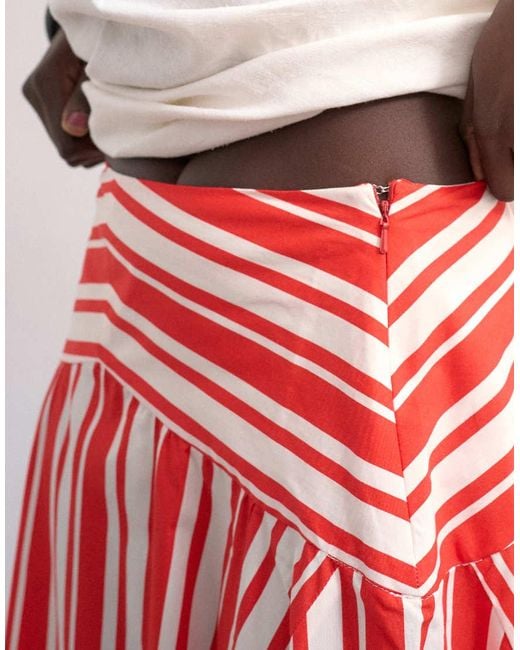 TOPSHOP Pink Full Circle Cut About Maxi Skirt
