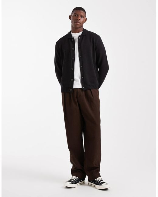 Only & Sons Black Regular Cardigan for men