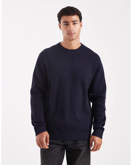 Pull ras Jack & Jones pour homme en coloris Blue
