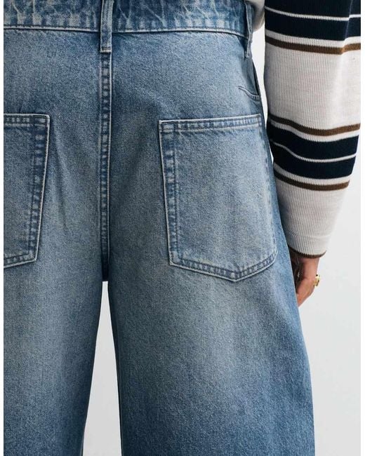 ASOS Blue Barrel Jeans for men