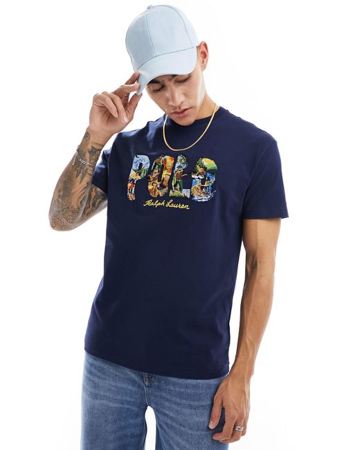 Polo Ralph Lauren – t-shirt in Blue für Herren