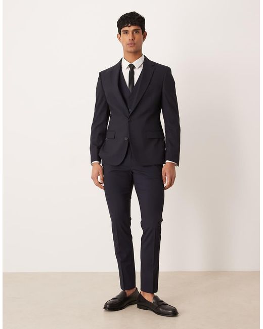 ASOS Blue Skinny Suit Jacket for men