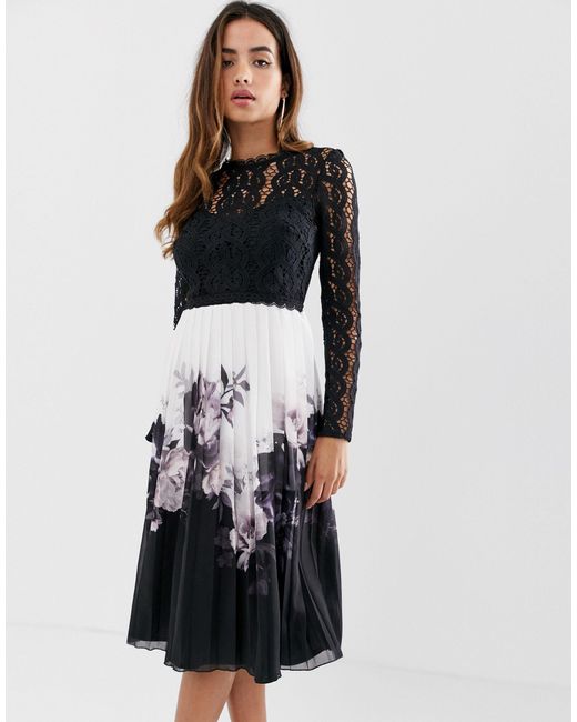 2 in 1 pleated dress