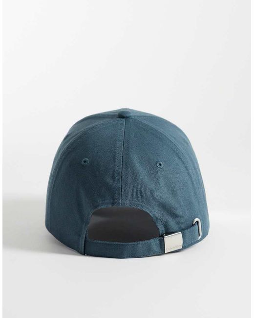 Calvin Klein Blue Jeans Logo Graphic Cap for men