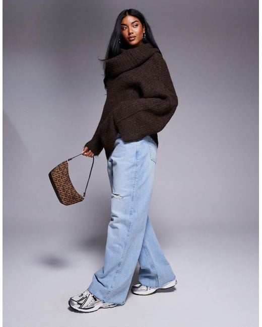 NA-KD Brown – oversize-pullover