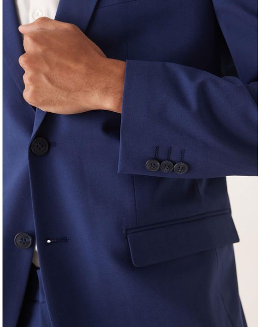 SELECTED Blue Slim Fit Blazer for men