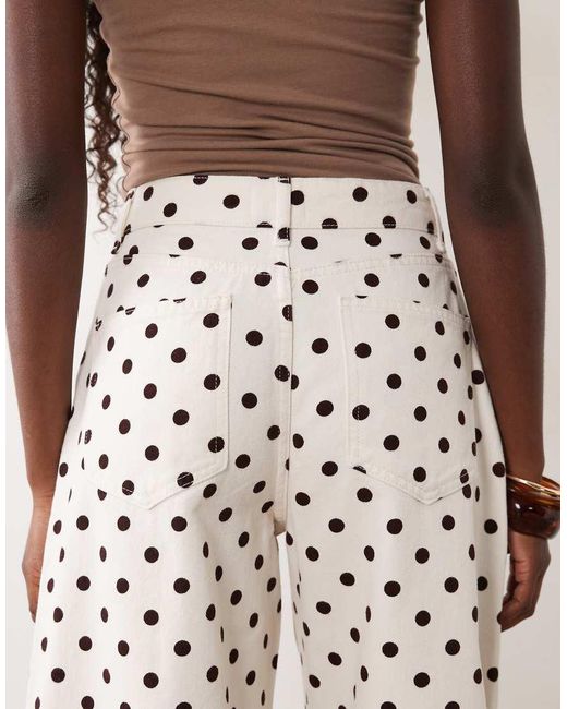 Miss Selfridge Multicolor Barrel Leg Jean