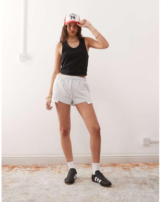 Collusion Black Waffle Vest Top