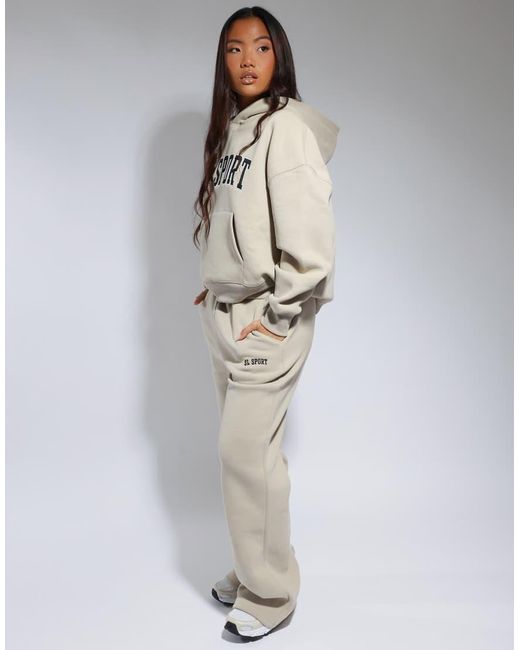 SIMMI White Colby Sport Flared Joggers