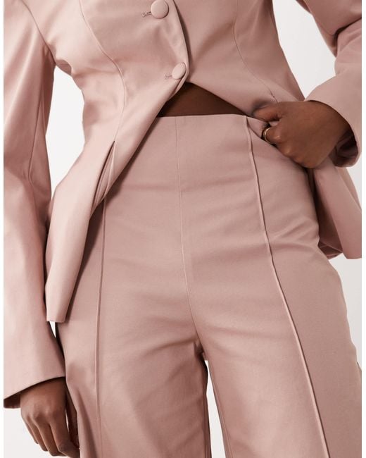 ASOS Pink Wide Leg Pants