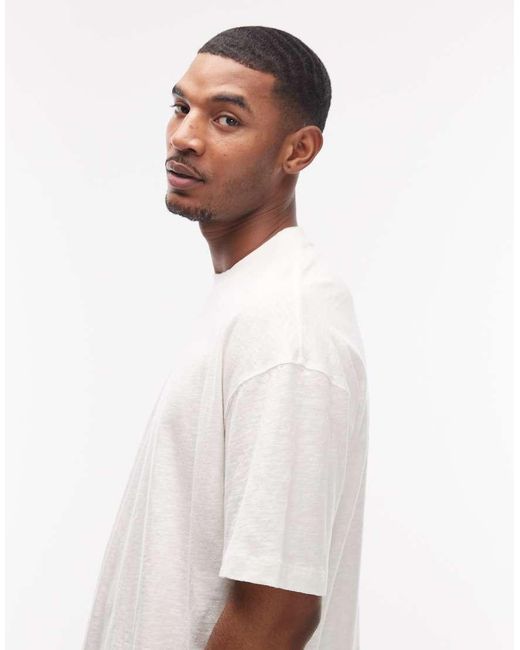AllSaints White Casper Short Sleeve T-Shirt for men