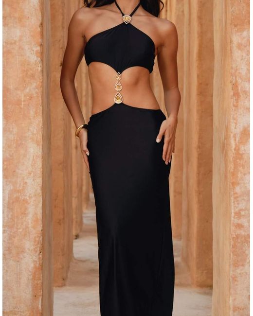 Moda Minx Blue Kamila Maxi Dress
