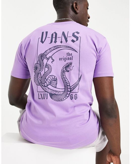 Vans – t-shirt in Purple für Herren