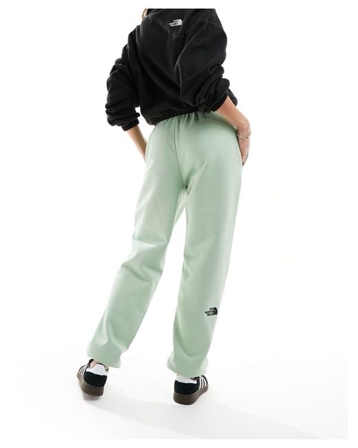 The North Face Green – essential – oversize-jogginghose aus fleece