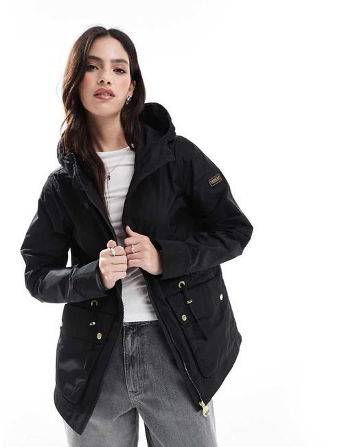 Barbour Black Piper Showerproof Jacket