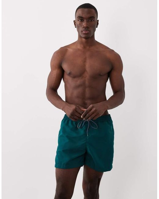 Paul Smith Blue Zebra Logo Swimwear Shorts for men