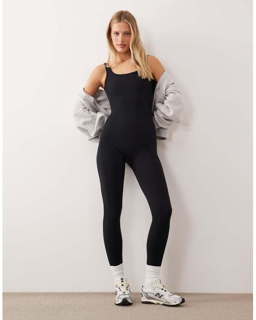 BO+TEE Blue Low Back Jumpsuit