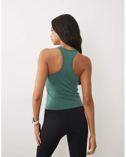 4505 Blue Lightweight Seamless Mesh Running Singlet