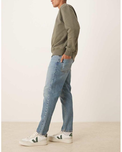 ASOS Natural Tapered Jeans for men