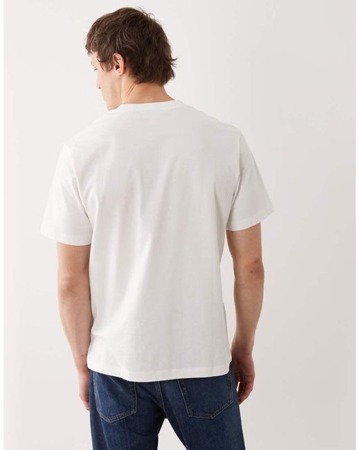 Calvin Klein White Graphic T-Shirt for men