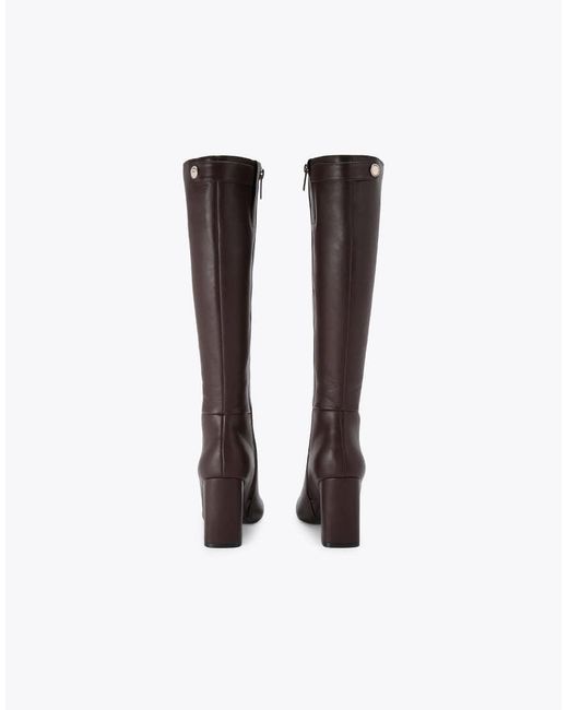 Carvela Kurt Geiger Brown Jackpot Wide Fit Knee Boots