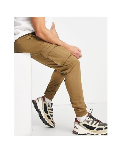 Only & Sons White Cargo joggers for men