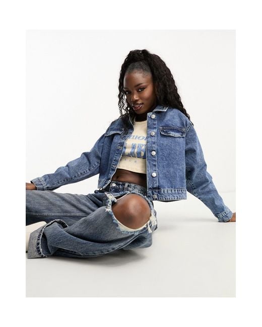 Giacchetto best sale jeans corto