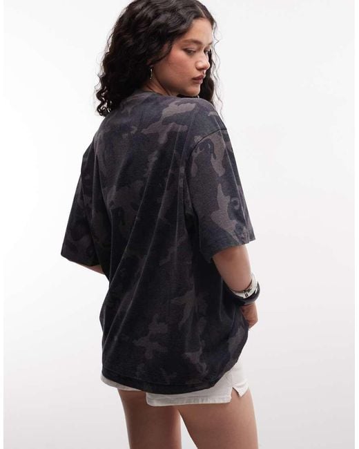 Weekday Blue Oversized T-shirt