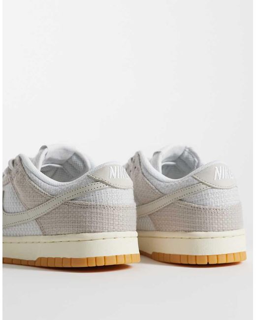 Nike White Dunk Low Retro Trainers for men