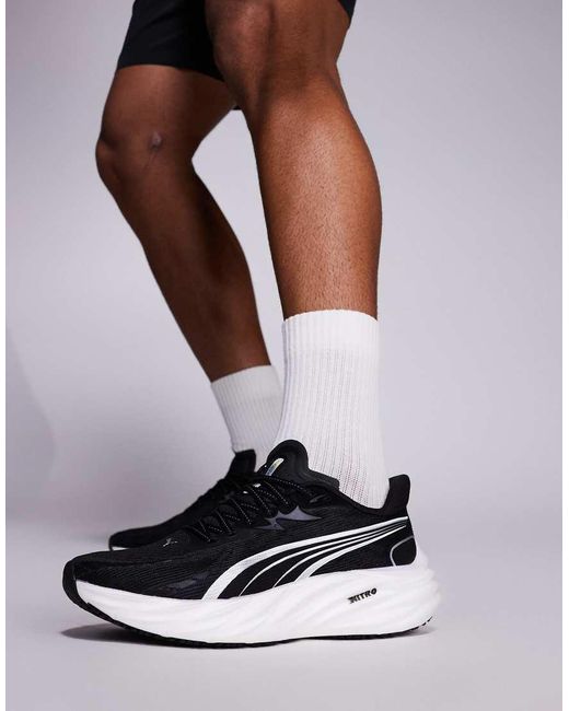 PUMA Black Velocity Nitro 4 Trainers for men