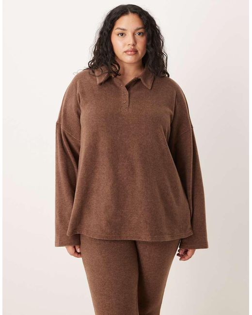 ASOS Asos Design Curve in het Brown