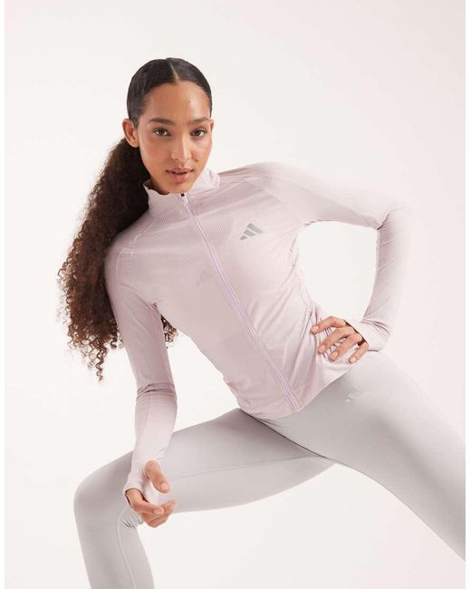 Adidas Originals Pink Adi365 Seasonal Running Jacket