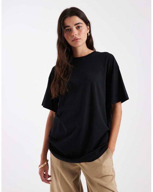 New Look Black Oversized Tee