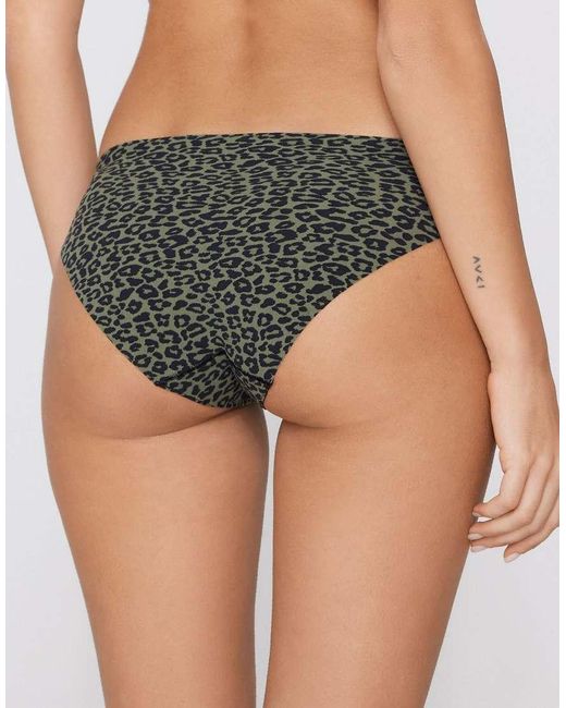 Tezenis Black Laser-Cut Printed Microfibre Briefs
